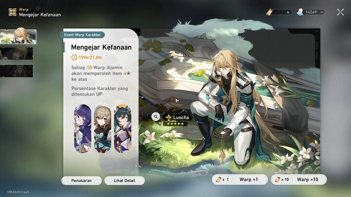 Akhirnya gw memutuskan untuk gacha char ini...