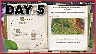 HARTA YANG HILANG DAY 5 || CATATAN PETUNJUK TEMPAT HARTA KARUN 5