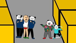 小时候，彩虹帮阴谋得逞，老光棍又被群众逮住了