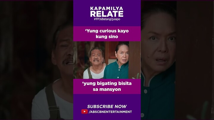 ‘Yung curious kayo kung sino yun bigating bisita sa mansyon | Kapamilya Shorts
