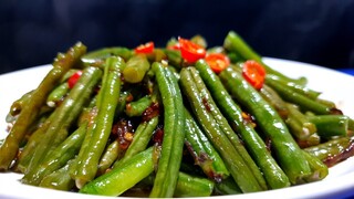 Ăn chay chỉ cần Đậu đũa làm theo cách này đơn giản mà có 1 món chay giòn ngon  -Thanh cooking