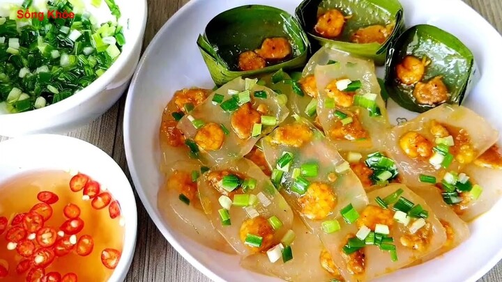 Bánh Bột Lọc kiểu mới mềm ngon rất đơn giản