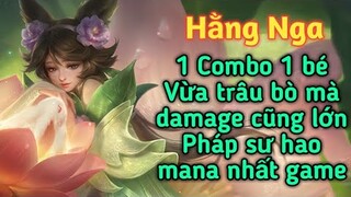 [ Vương Giả Vinh Diệu ] Pháp sư 1 combo 1 mạng cực mạnh Hằng Nga - Pháp sư vừa trâu lại vừa mạnh