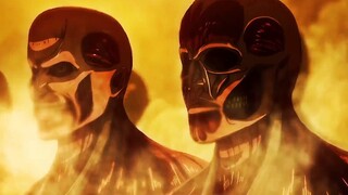 Bumi mengaum! Jutaan raksasa mendengarkan perintahku! Bunuh mereka semua! [Attack on Titan Finale]