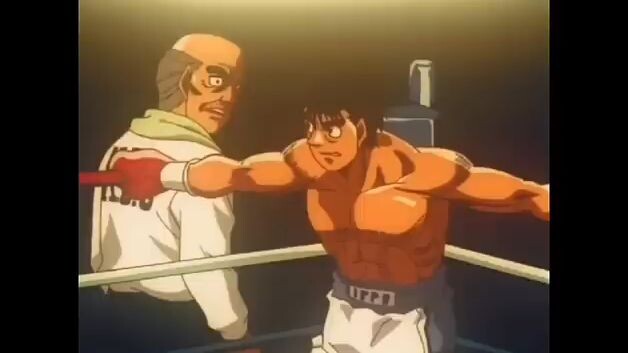 Ippo first Dempsey roll/Knock out