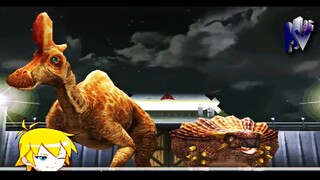 Dinosaur King Arcade Game 古代王者恐竜キング Lambeosaurus and Ankylosaurus VS Alpha Fortress Hard Mode