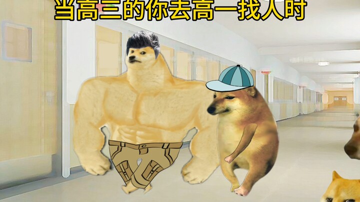 当高年级的你去低年级找人时