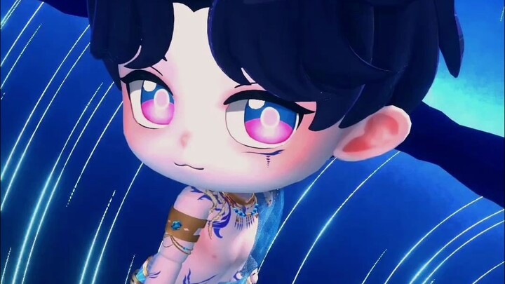 Lord Poseidon di bawah trek bintang~Cerdas [MMD Cinta dan Luar Angkasa]