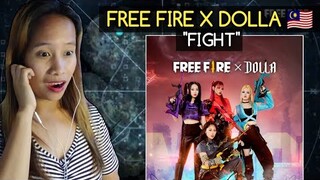 Free Fire X Dolla - Fight ( Official Music Video) || Reaction