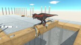 Remastered CARNOTAURUS DUO in Spike Cage - Animal Revolt Battle Simulator