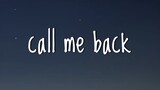 Billie Eilish - call me back (Lyrics)