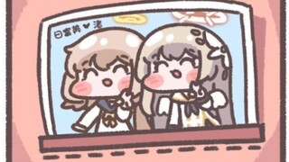 【同人漫画】渚和日富美的一天