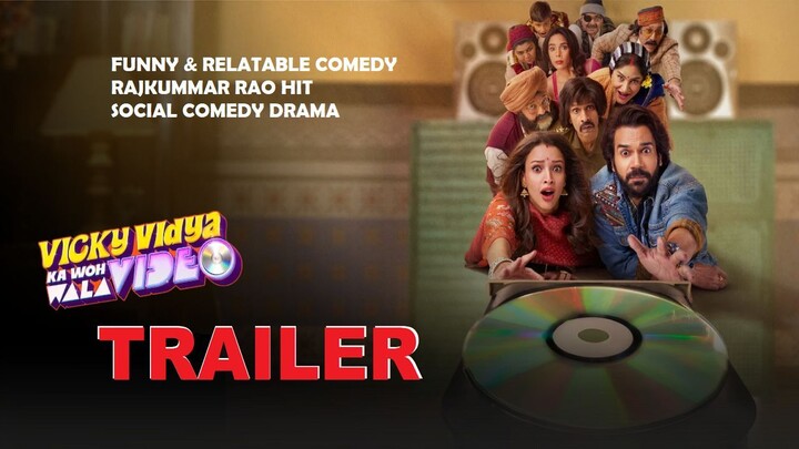 Vicky Vidya Ka Woh Wala Video  Official Trailer  Rajkummar Rao, Triptii Dimri  Netflix India