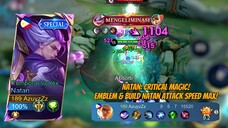 ⚡NATAN CRITICAL MAGIC BUILD GILA!! DAMAGE 11 RIBU SEKALI TEMBAK AUTO HANCUR SEMUA LAWAN🔥