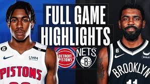 PISTONS Vs NETS -FULL GAME HIGHLIGHTS -  Jan.26,2023