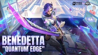 Skin Eksklusif MPL | Benedetta "Quantum Edge" | Mobile Legends: Bang Bang