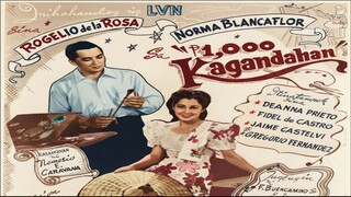 1000 Pisong Kagandahann 1948 (Tagalog Romance Film) Philippines