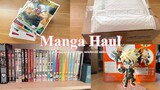 small manga haul + organization + nendoroid unboxing 📦 🍁(ASMR)