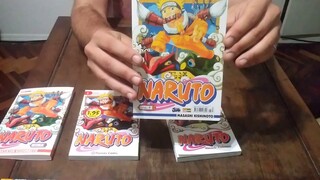 Comparando Mangas - NARUTO - Panini Argentina - Vs - Larp - Planeta - Panini Brasil