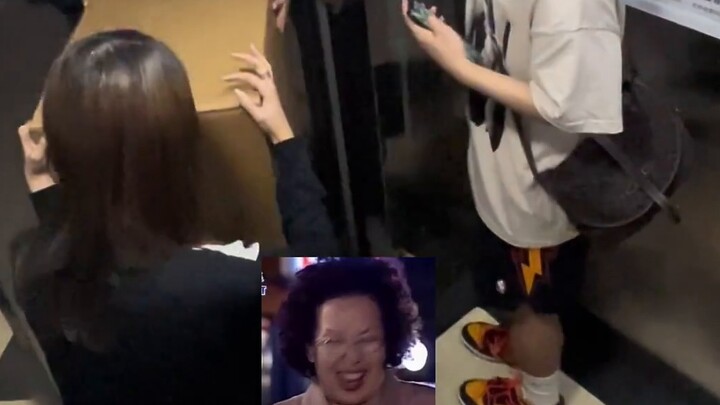 How will a timid boy react when he meets a cute girl?