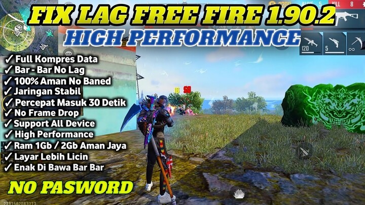 V.1.90.2 || FIX LAG FREE FIRE || CONFIG FF NO LAG TERBARU || CONFIG FIX LAG FREE FIRE TERBARU 2022