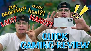 SMOOTH ?! FPS DROP!? LAG!? HANG !? |QUICK GAMING REVIEW using Huawei nova 10 SE.