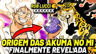 REVELADA A ORIGEM DAS AKUMA NO MI E LUFFY GEAR 5 VS ROB LUCCI ZOAN DESPERTADA - One Piece 1069