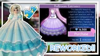 😍👗 NEW REWORKED BALLROOM ENTRANCE SKIRT! // Roblox Royale High