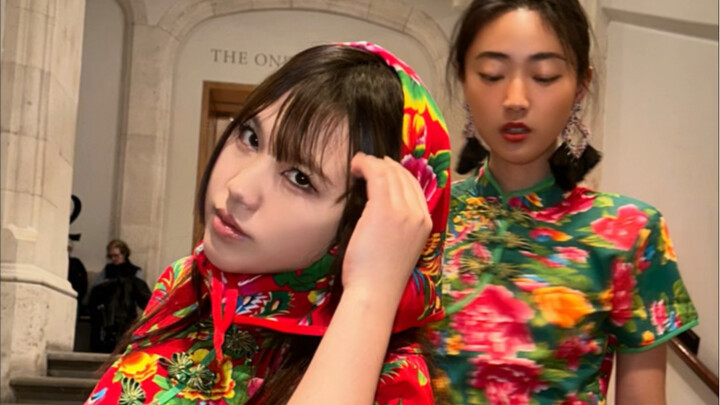 Let Dongbei Da Hua enter the UK! We show Chinese fashion on the streets of London. This is the inter