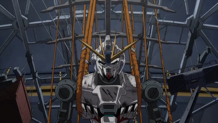 Gundam: NT Gundam without its equipment looks like a skinny monkey!