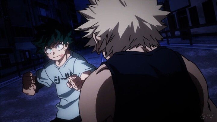 Pertarungan Sengit Bakugo VS Deku