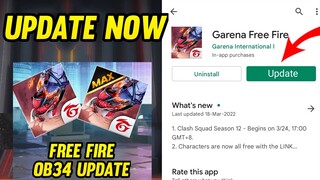 HOW TO UPDATE FREE FIRE & FREE FIRE MAX TODAY || OB34 UPDATE FREE FIRE & FREE FIRE MAX