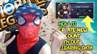 HOW TO CREATE NEW ACCOUNT THE EASY WAY (MOBILE LEGENDS)