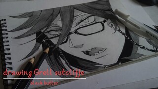 Drawing Grell sutcliffe//kuroshitsuji//black butler//❤️🩸