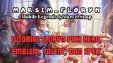 PATCH BARU SEPTEMBER 2023!!! FLORYN TUTORIAL PEMULA PICK HERO, EMBLEM, TALENT, & SPELL UPDATE!