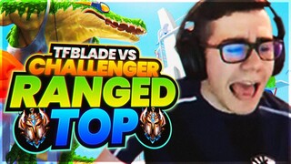 TFBlade vs CHALLENGER RANGED TOP LANER! | Road to Rank 1