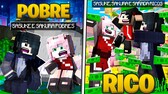 RICO VS POBRE DO NARUTO E HINATA no MINECRAFT! - BiliBili