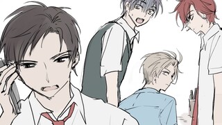 [Cô gái hàng tháng Nozaki-kun] Đọc thuộc lòng dòng BL trong ký túc xá để kiểm tra bạn cùng phòng