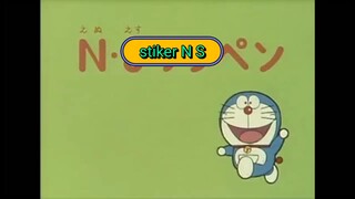 Doraemon stiker N dan S