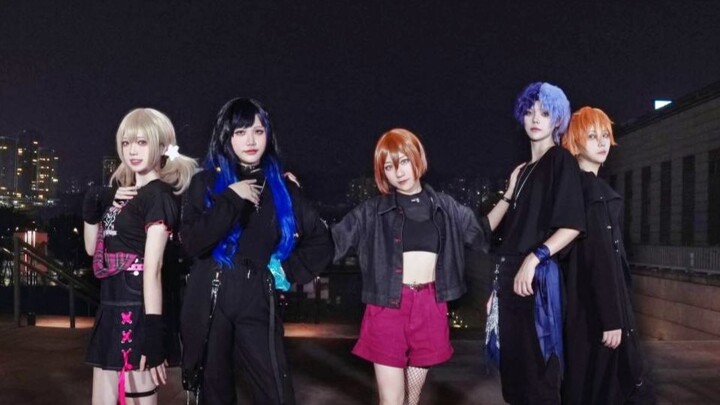 【โปรเซก้า】แสงจันทร์🌙| นักแสดงข้างถนนเต้นรำที่จัตุรัสริมแม่น้ำ อาบไล้ด้วยแสงจันทร์แท้