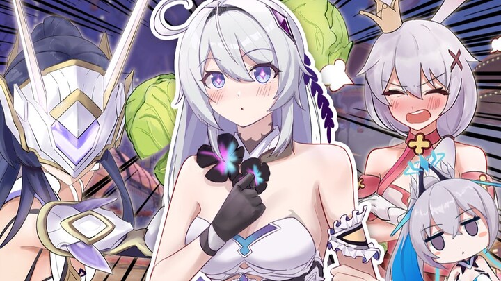 Kiana, apa yang kamu lakukan dengan kakimu di atas kepala kubis! [Teater Kecil Honkai Impact]