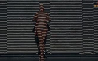 Striped Light and Shadow Dance