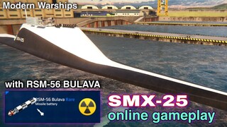 Modern Warships: SMX-25 Submarine equipped with RSM-56 BULAVA nuclear. ☢️