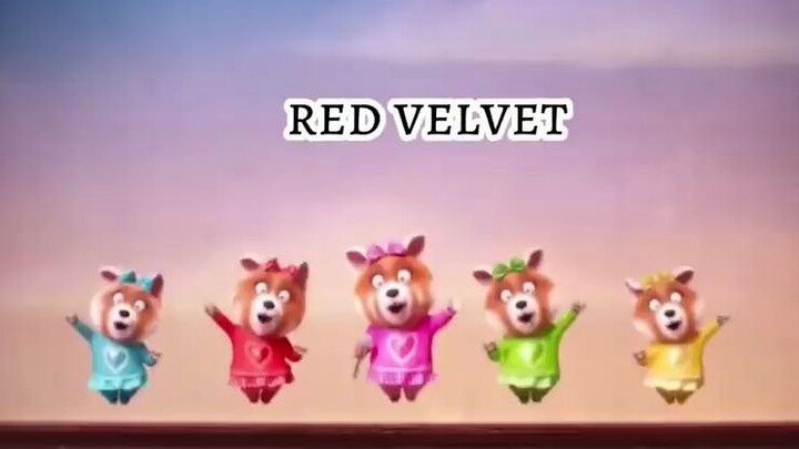 Cartoon Kpop idols' stage performance