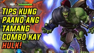 HULK COMBO GUIDE AND TIPS | MARVEL SUPER WAR