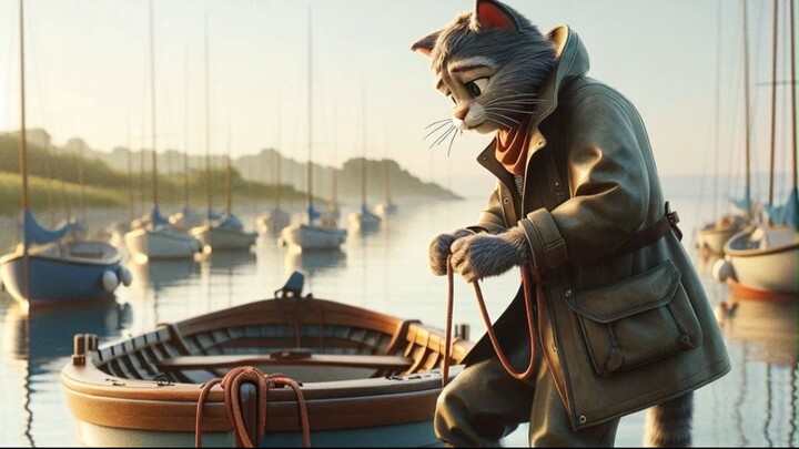 The Seafood Adventures of Whiskers the Fishman Cat full story