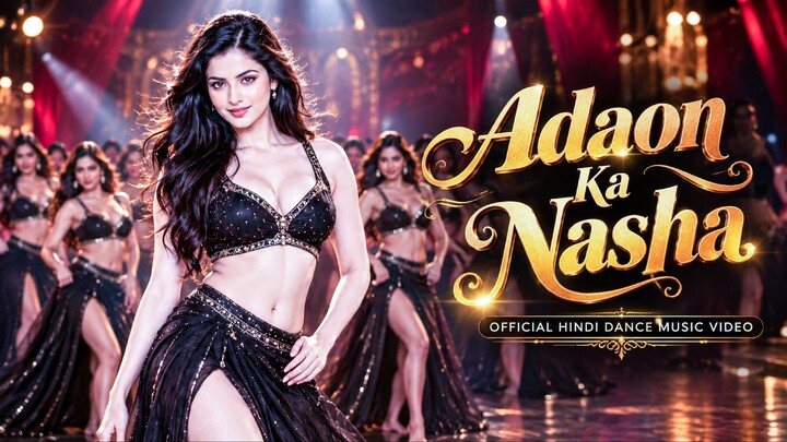 Adaon Ka Nasha | Official Hindi Dance Music Video | Bollywood Dance Song | AI Music Video