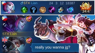 TRUST MY SELENA JUNGLE | Lian TV | Mobile Legends