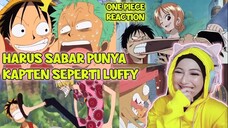 ONE PIECE REACTION !!! FUNNY MOMENT LUFFY, NGAKAK SAMPE KEBELET PIPIS