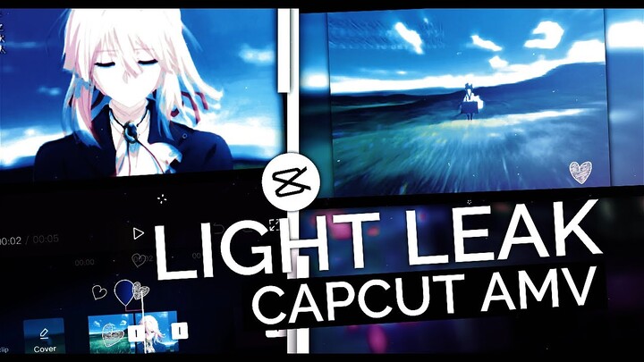 🥤Vibe Style - Light Leak Transitions || CapCut AMV Tutorial